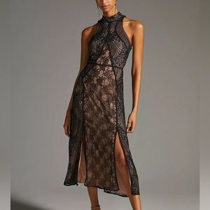 Anthropologie Structured Midi Dress